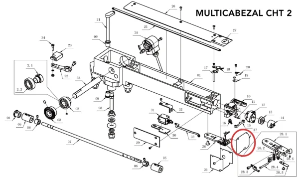 Tapa de la Bobina - Ricoma - Todo Modelo Industrial - Image 2